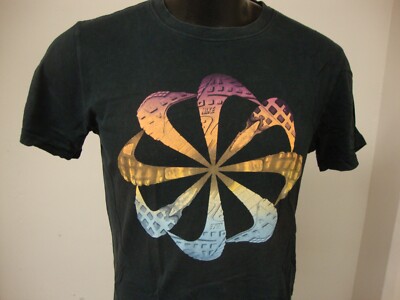 Nike Sportswear Vintage Look Waffle Pinwheel Shoes Shirt Black