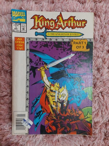 Marvel Comics King Arthur and the Knights of Justice Vol 1 (1993–1994) Vintage - Picture 2 of 3