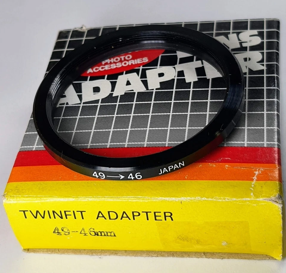 49-46mm Step-Down Lens Filter Converter Adapter Ring 49mm-46mm Metal E49 to E46 - Image 3 of 4