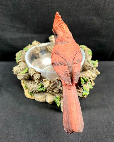 7 inch tall, 10 inch wide Cardinal Bird Serving tray #F3 - Picture 4 of 9