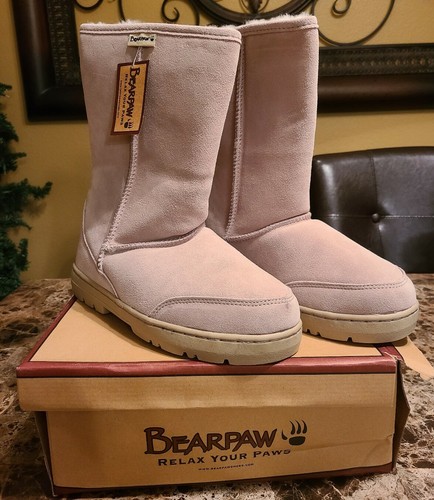 BEARPAW Dream Boots Womens Sz 10M Taupe 