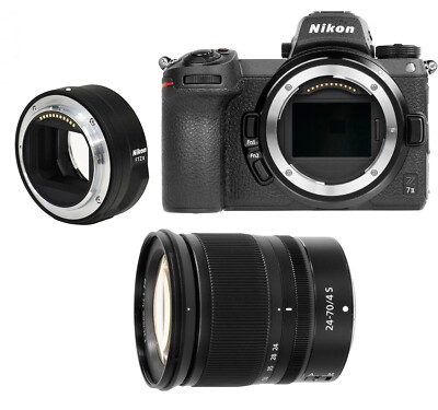Nikon Z7 II + Z 24-70 f/4 S + FTZ II Adapter - 1 Jahr Garantie - KOSTENLOSE UK-Lieferung