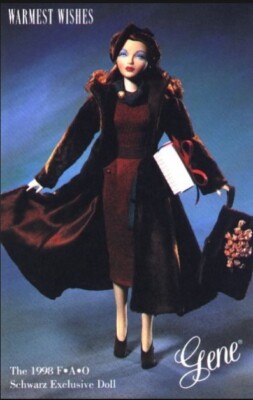 NRFB ASHTON DRAKE WARMEST WISHES GENE DOLL FASHION COLLECTOR DOLL 15 1/2'' COA
