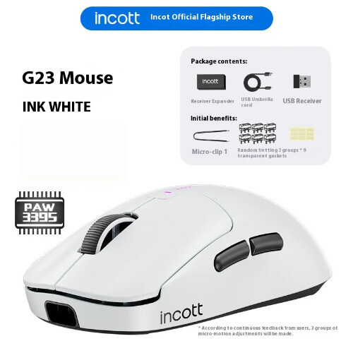 Wireless Mouse Dual Mode 8K PAW3950 Sensor Fast Charge Hot Swap Wireless - Picture 10 of 22
