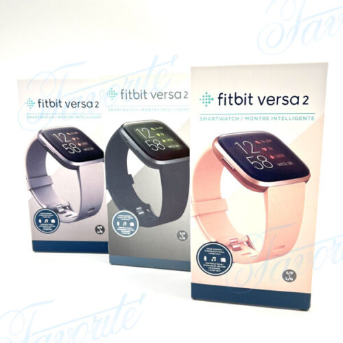 Fitbit Versa 2 Health & Fitness Smartwatch Authentic Activity Tracker - Afbeelding 1 van 11