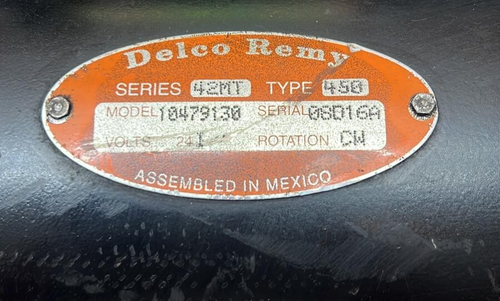 Rebuild Delco Remy Starter Model 10479130, Series 42MT, Type 450, Rotation CW - Picture 3 of 9