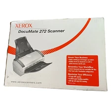 Xerox DocuMate 272 Scanner with Power Adapter and USB Cable