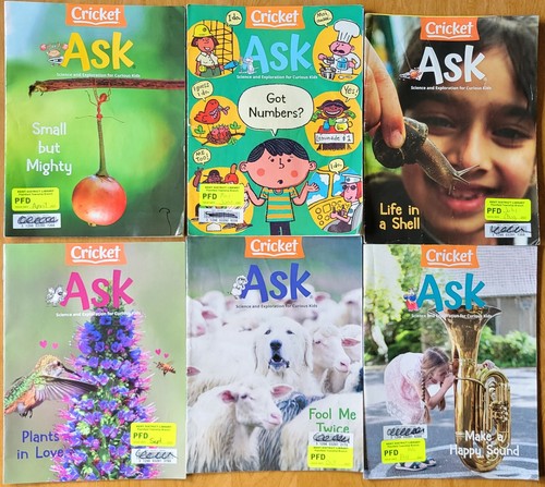 Ask Magazine Lot of 9 Art Science Exploration for Curious Kids by Cricket - Imagen 3 de 3