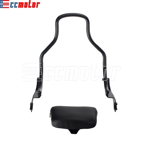 Passenger Backrest Sissy Bar w/ Pad For Harley Fat Bob 114 FXFBS FXFB 2018-2023 - Picture 4 of 10