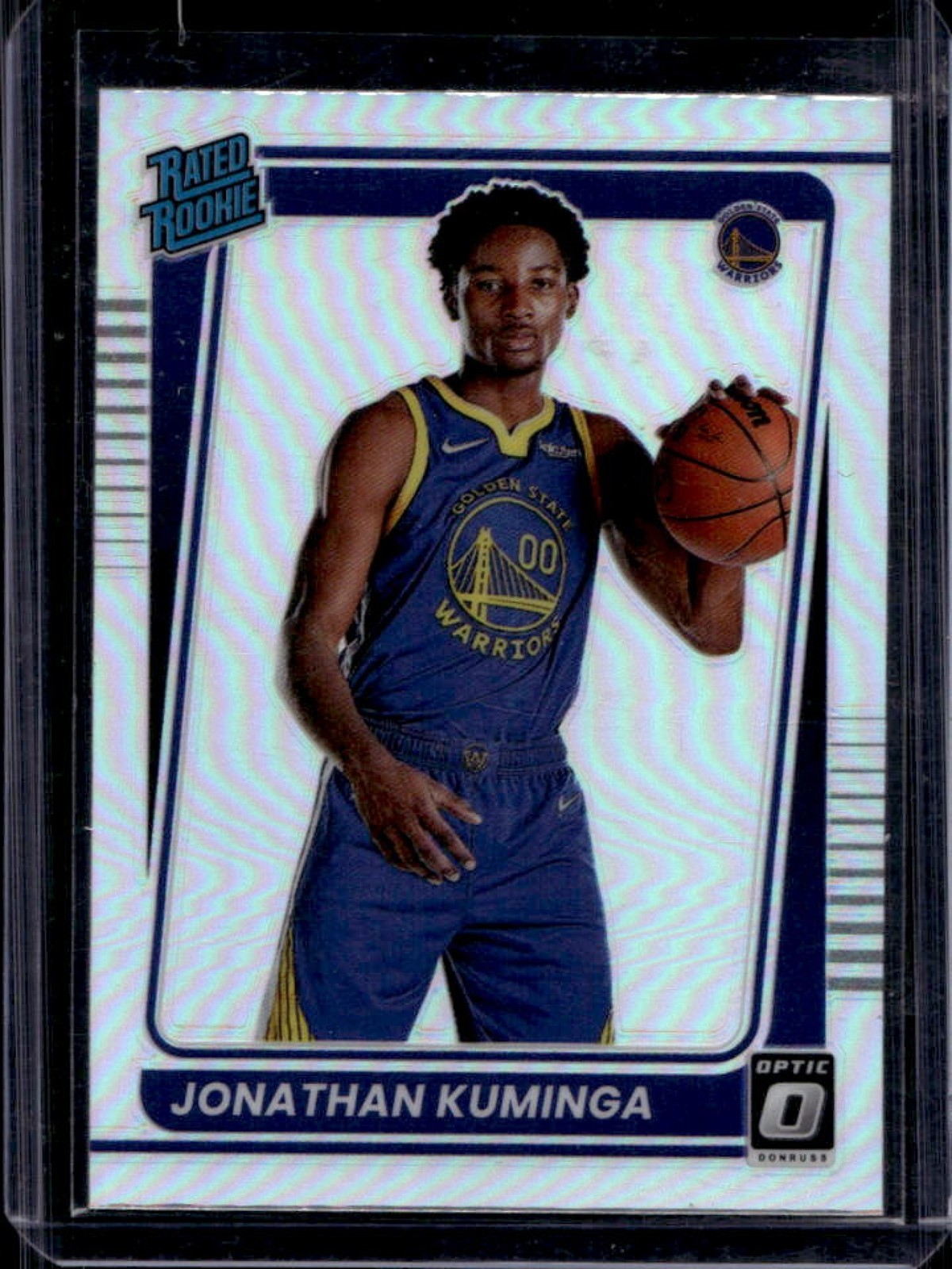 2021-22 Panini Donruss Optic Jonathan Kuminga Holo Prizm Rookie RC #190 Warriors
