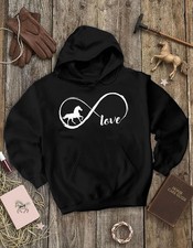 Love Horse Hoodie for Women, Equestrian Gift Ideas, Gift Hoodie
