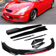 Front Bumper Lip Spoiler Splitter Body Kit Side Skirt Rear Lip For Toyota Celica