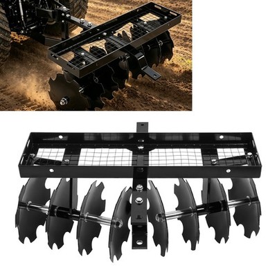 Rear Disc Harrow 11'' Steel Tow For Universal Tractor Sleeve Hitch Attachment