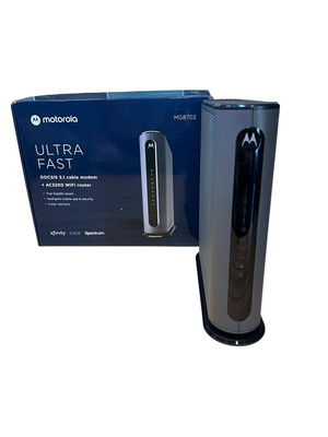 Motorola MG8702 | DOCSIS 3.1 Cable Modem + Wi-Fi Router No Power Cord