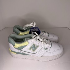 New Balance Womens 550 Salt Marsh Limelight BBW550EB - Size 7.5