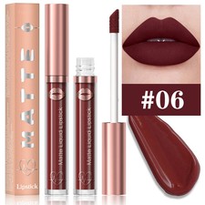 Women Matte Long Lasting Lip Gloss Non-Stick Cup 1PCS Moisturizing Lip Oil