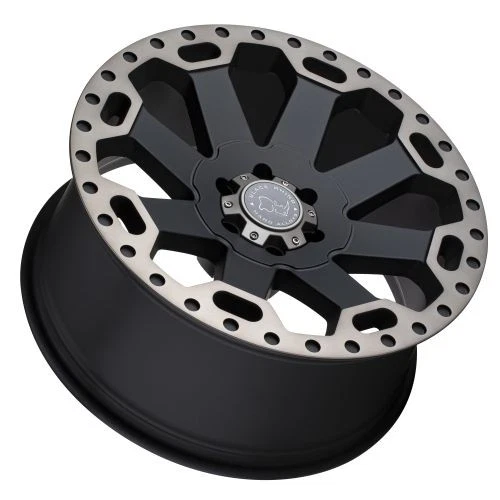 Rueda 18x9 Black Rhino WARLORD NEGRO MATE CON TINTE OSCURO MECANIZADO 6x135 (12 mm) Foto 2 de 4