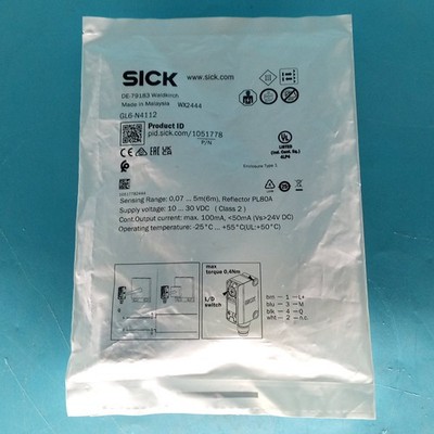 one new SICK GL6-N4112 1051778 Photoelectric switch Free ship #YP1