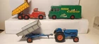 MATCHBOX LESNEY KINGSIZE, COMMERCIALS lot, c1960`s