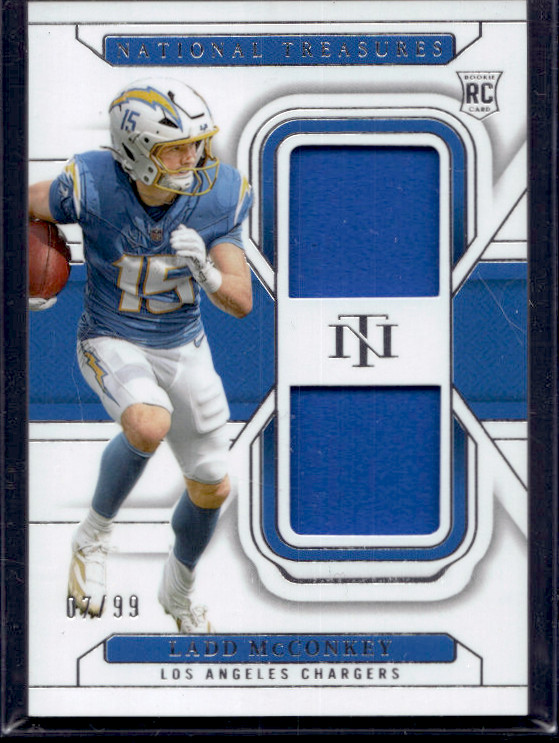 2024 National Treasures Ladd Mcconkey Rookie Dual Patch #07/99