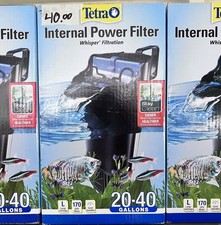 Tetra Whisper Filtration Internal Power Filter 170 GPH 20-40 Gal