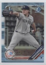 2019 Bowman Draft Chrome Sky Blue Refractor TJ Sikkema #BDC-34 1u6