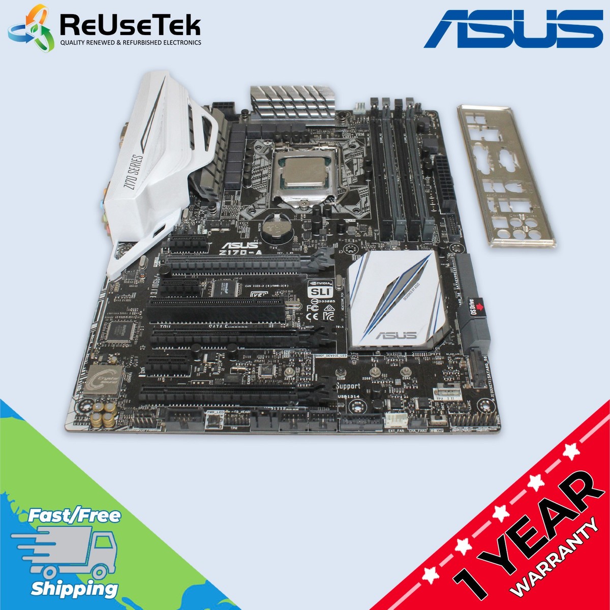 CPU ASUS Z170-A / Intel i7 6700K ASUS Z170-A LGA 1151 ATX Motherboard w Intel Core i7-6700k & I/O