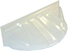 Maccourt 42 In. X 15 In. Polyethylene Reversible Bubble Window Well Cover, Clear