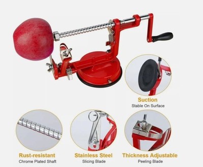 3 in 1 Apple Fruit Corer Slicer Peeler Slinky Machine Potato Cutter *-#-