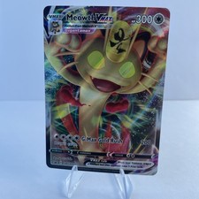 Carte promozionali Meowth VMAX SWSH005 SWSH: Spada e Scudo Holo quasi nuove