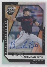 2021 Panini Elite Extra Edition Signatures Brendan Beck #55 Auto fm0