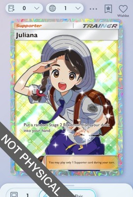 Pokemon TCG POCKET - Juliana Full Art 2 , Paradox Drive, English