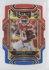 2021 Panini Select Club Level Red & Blue Prizm Die-Cut Derrick Gore #284 0a9a