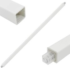 24 Inch Towel Bar Replacement Rod for Ceramic Holder - Spring Loaded Adjustab...