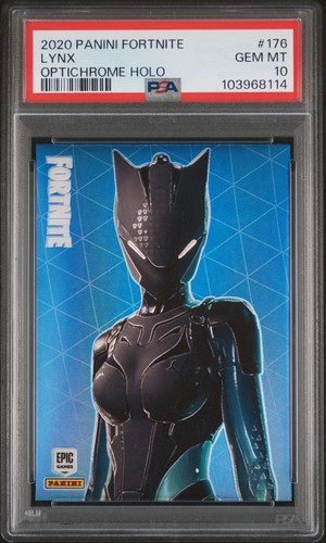 Lynx [Optichrome Holo] #176 2020 Panini Fortnite card