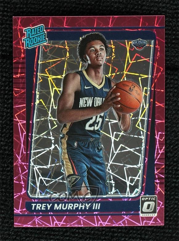 2021 Donruss Optic Pink Velocity Prizm 46/79 Trey Murphy III #178 Rookie RC 0g4t