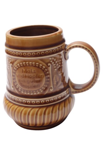 Boccale Da Birra Artigianale In Legno Di Mango Con Rivestimento In Pelle, Design Vintage "Dollond London 1920", Capacità 500 Ml, Altezza 16,5 Cm, Fatto A Mano, Regalo Originale Per Uomo - 3