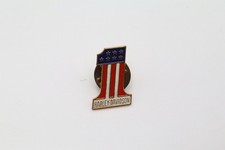 Harley-Davidson #1 Americana Patriotic Red White Blue Lapel Hat Pin Vintage