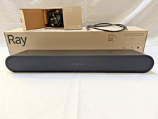 Sonos Ray Soundbar - Black - Boxed - Great Condition - Ether Cable - See Descrip
