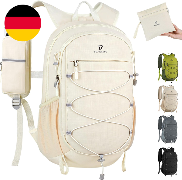 Becojadde 15L Kleiner Wanderrucksack Tagesrucksack Herren Damen Leichter Faltbar-image