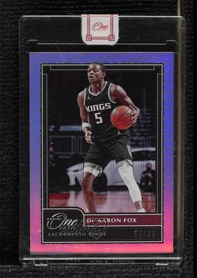 2020-21 Panini One and One 59/99 De'Aaron Fox #78 7y2