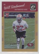 2016 Donruss Optic Rookies Orange 162/199 Will Redmond #147 fm0