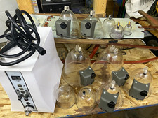 Electric Handheld Vacuum Cupping Therapy Set w/ Timer, Multiple Clear Cups
