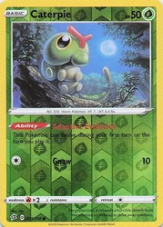 Caterpie 001/192 Rebel Clash Reverse Holo Common