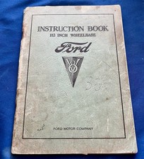 VINTAGE  FORD V8 INSTRUCTION BOOK 112 INCH WHEELBASE BOOKLET