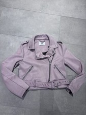 Jacke Aus Wildlederimitat