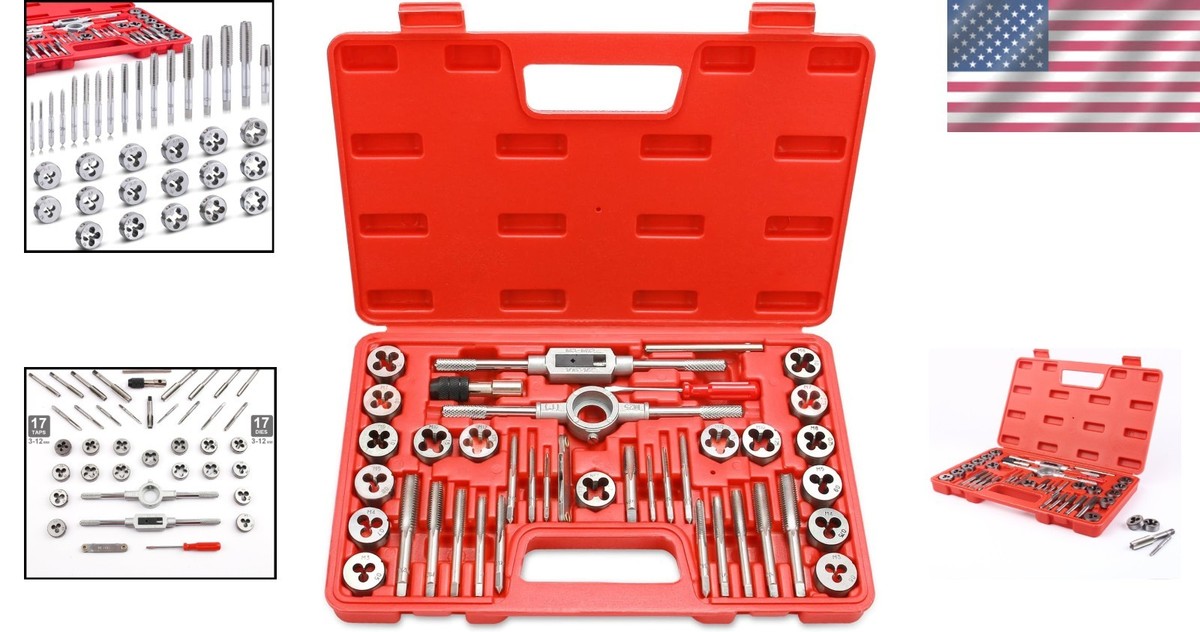 Metric Tap and Die Set | 40-Piece Essential Threading Tool | eBay