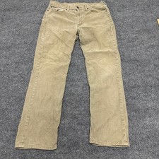 Levi's Pants Mens Size 36 Tan 514 Straight Fit Corduroy Casual Classic 78212