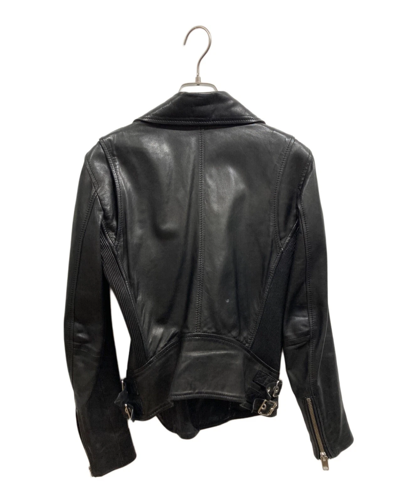 Diesel Lamb Leather Riders Jacket Men's Size XS Black image 2