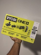 Ryobi One 18v 38 Ratchet Kit 35ft-lb Torque 2ah 4ah Batteries